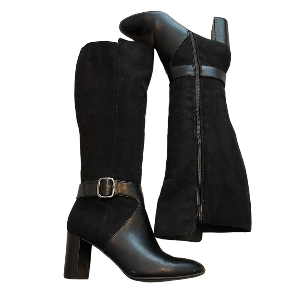 Ann Taylor Knee High Boot size 7 1/2 black